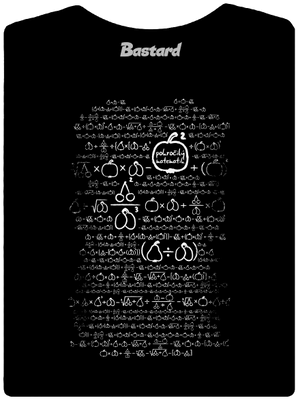 Matematik dámske tričko s lemom Black