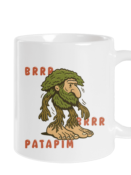 Brrr Brrr Patapim – Italian Brainrot klasický hrnček White