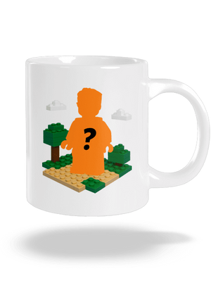 Lego z vlastnej fotky veľký hrnček White