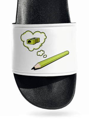 Ceruzka a Strúhatko šľapky White