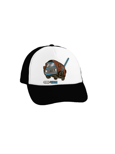 Obi Van šiltovka truckerka Black cap