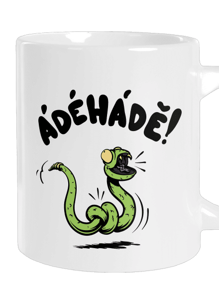 Ádéhádě veľký hrnček White