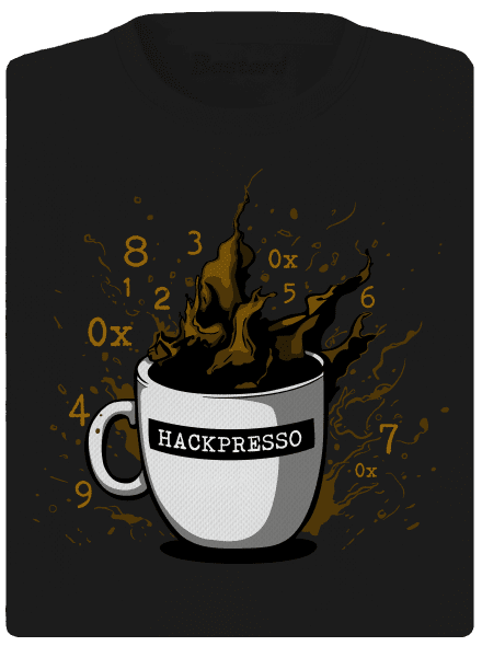 Hackpresso  dámske športové tričko Black