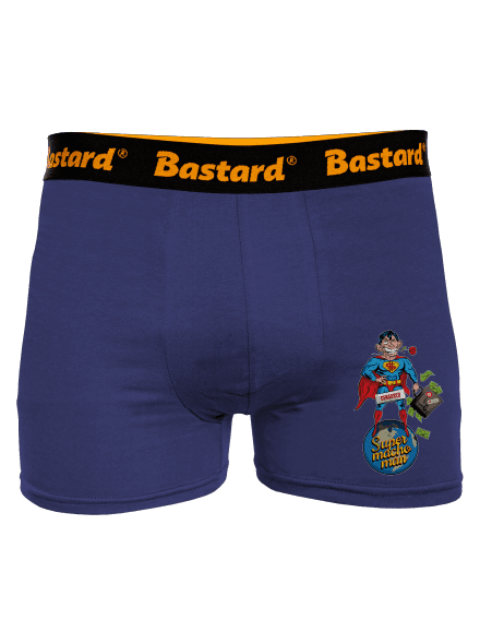 Supermachoman boxerky Blue Navy