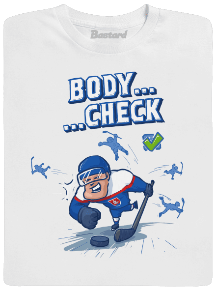 Body check pánske tričko White