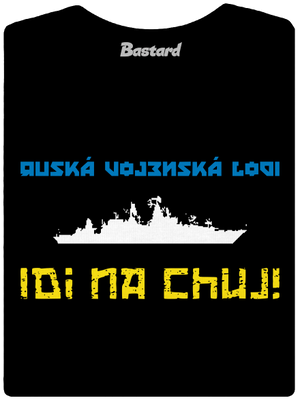 Ukrajina - Lodi idi na chuj dámske tričko Black