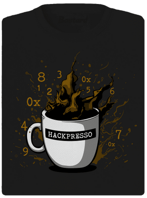 Hackpresso  dámske športové tričko Black