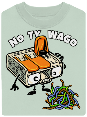 Wago svorka unisex mikina bez kapucne Blush Mint