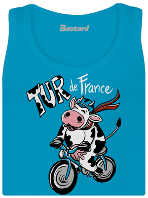 Tur de France dámske tielko klasické Blue Atol