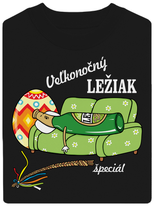 Veľkonočný ležiak unisex mikina bez kapucne Black