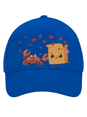 Krab a krabica šiltovka baseballka Bright Royal