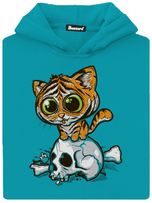 Tigrík detská mikina klokanka Hawaiian Blue