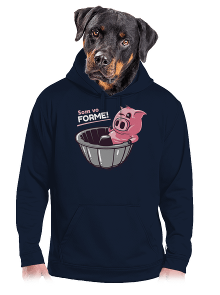 Vo forme pánska mikina klokanka Navy
