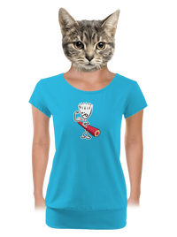 dámske tričko s lemom