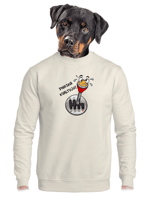 unisex mikina bez kapucne