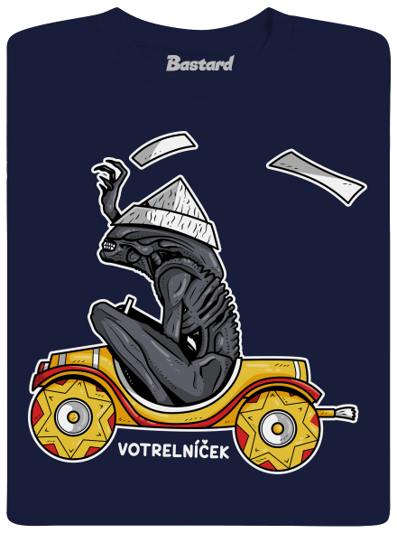 Votrelníček pánske tričko Navy