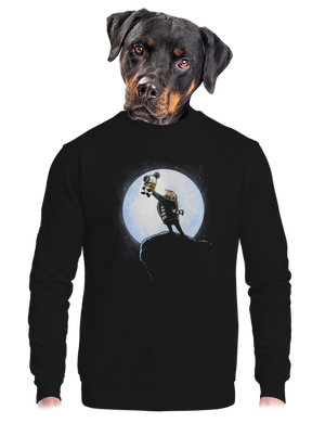 unisex mikina bez kapucne