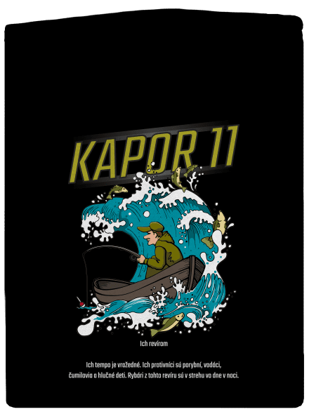 Kapor 11 dámska mikina na zips Black