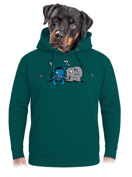 Error 501 unisex mikina premium Emerald Green