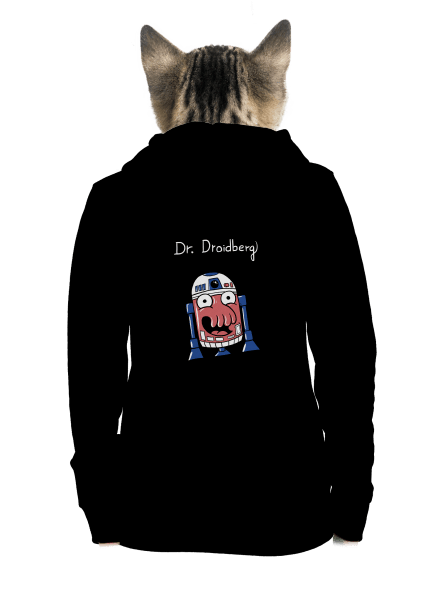 Dr. Droidberg dámska mikina na zips Black
