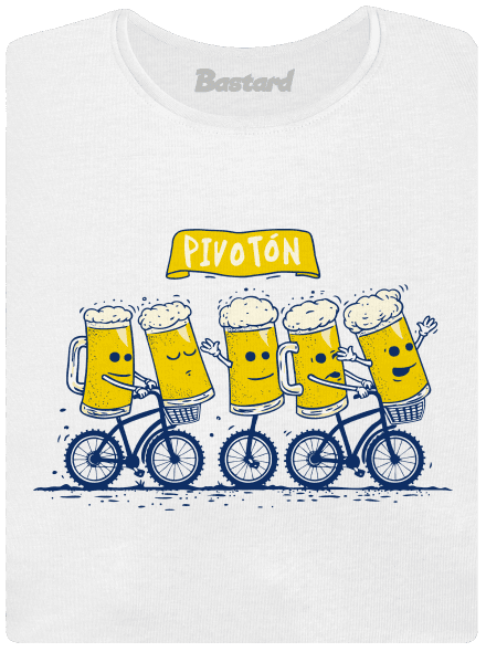 Pivotón dámske tričko prémium White