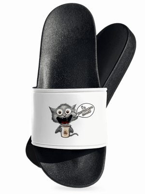 I’m coffeeling good šľapky White