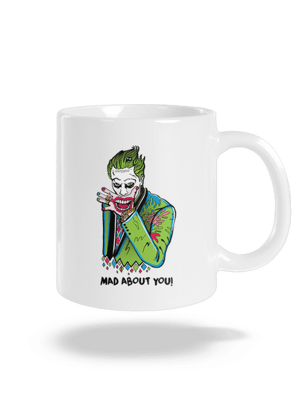 Joker a Harley klasický hrnček White