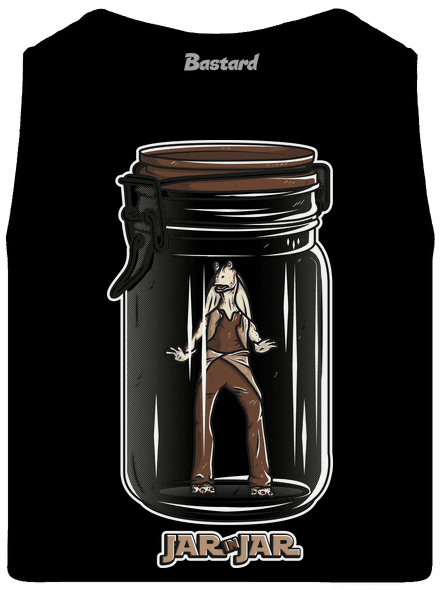 Jar in jar pánske tielko Black