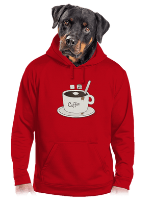 Kto zabil cukrík? pánska mikina klokanka Red