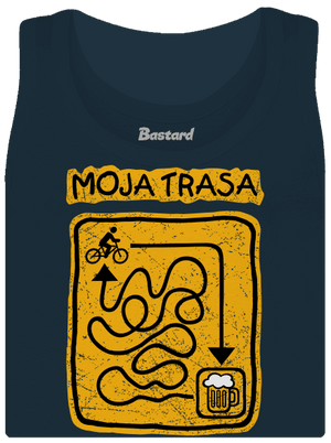 Moja trasa dámske tielko klasické Navy