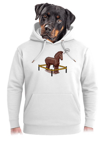 Trójsky kôň unisex mikina premium Snowwhite
