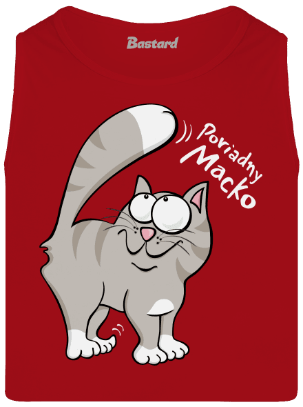 Macko a Micka pánske tielko Red