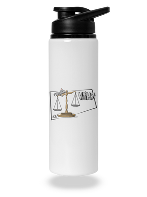 Mačací horoskop: Váhy flaša na vodu White