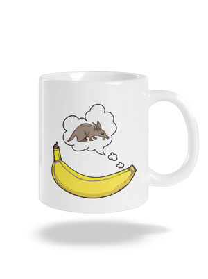 Samica hrabáča klasický hrnček White