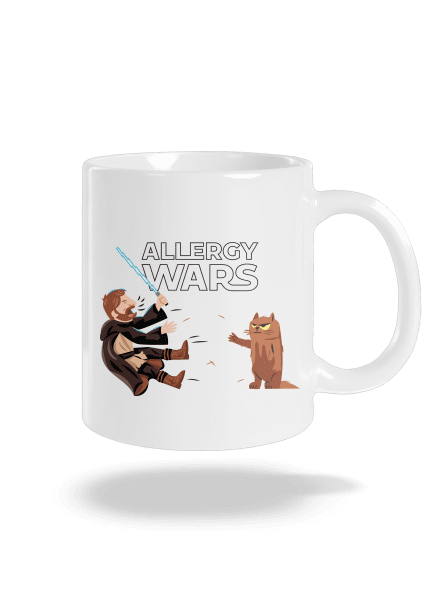 Allergy Wars klasický hrnček White