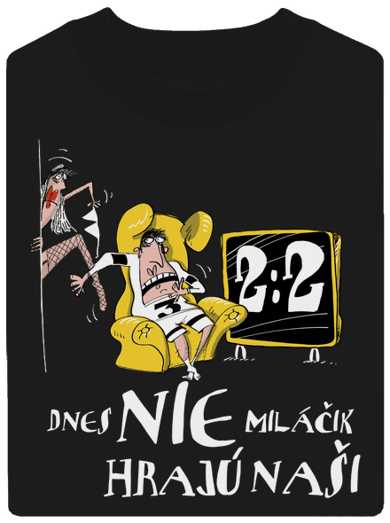 Hrajú naši unisex mikina bez kapucne Black