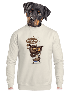 unisex mikina bez kapucne