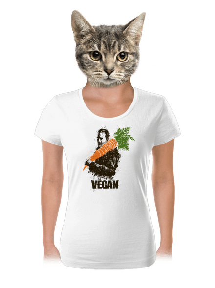 Vegan dámske tričko White