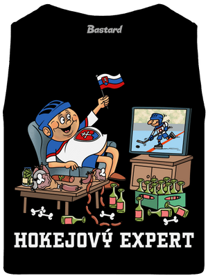 Hokejový expert pánske tielko Black