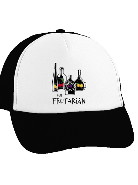 Frutarián šiltovka truckerka Black cap
