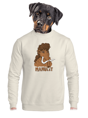 unisex mikina bez kapucne