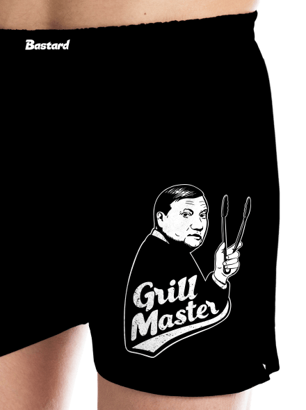Grill master pánske trenky Black