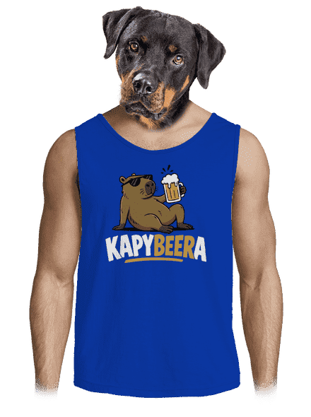Kapybeera pánske tielko Royal Blue