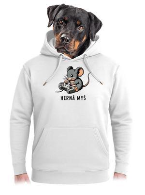 Herná myš unisex mikina premium Snowwhite
