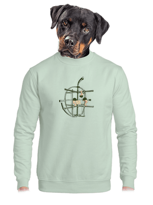 unisex mikina bez kapucne