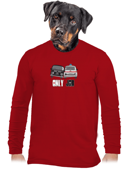 Konkurencia pánske dlhý rukáv Red