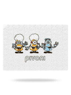 Pivoni puzzle White