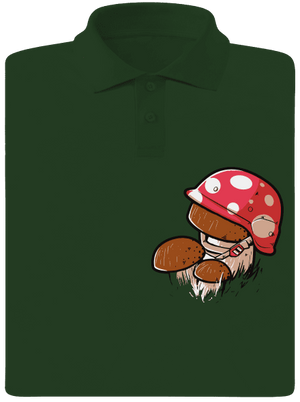 Hríb pánska polokošeľa Bottle Green Mal