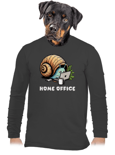 Slimákov home office pánske dlhý rukáv Dark Grey