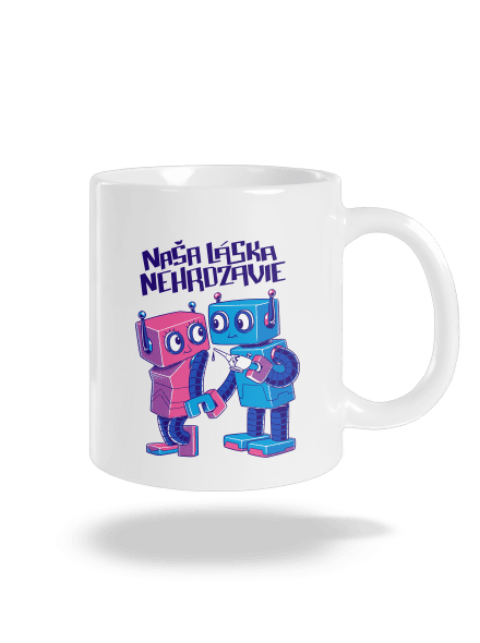Roboti klasický hrnček White